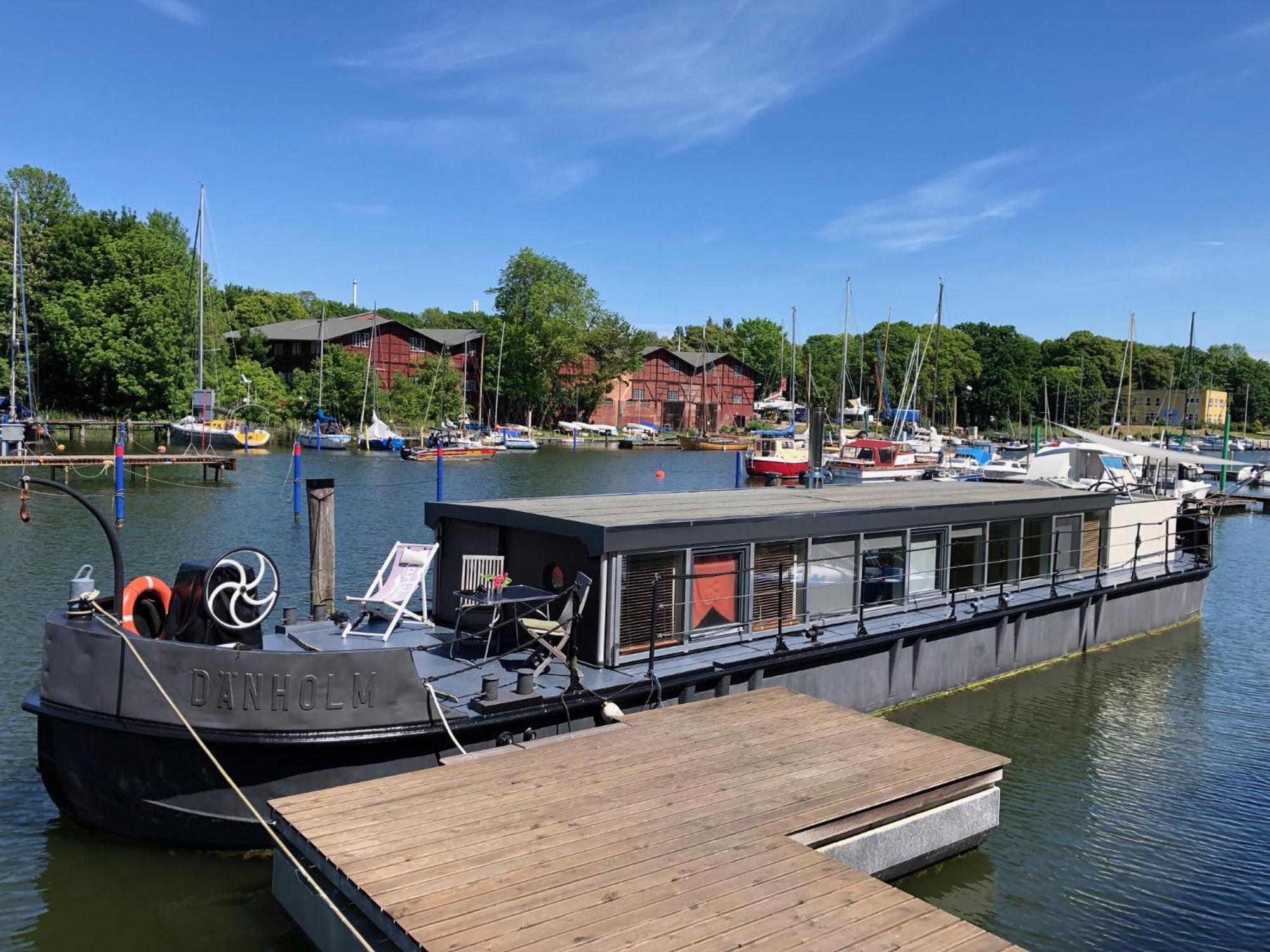 Hausboot Daenholm Hotel Stralsund Exterior foto